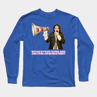 Gerard Way wants to ask a question Long Sleeve T-Shirt